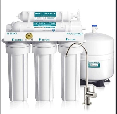 APEC WATER SYSTEMS 5 Stage 50 GPD Reverse Osmosis RO Water Filter System ROES-50