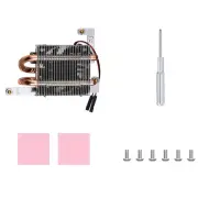 Metal CPU ICE Tower Cooling Fan U-Shaped Copper Tube Low-Profile For VisionFive2