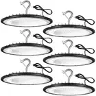 6 Pack 100W UFO Led High Bay Light Fixture,5000K Daylight Commercial Shop Bay...