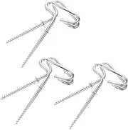 TOGEVAL 6Pcs Nails Spiral Drill Stakes for Winter Fishing Tent Bracket Holder Lightweight Canopy and Beach Tent Stakes Durable and Resistant Outdoor Accessories