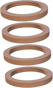 ASAKKURA 2 Pairs Car Speaker Spacers Speaker Adapter Ring Fast Rings for Improved Mid Bass Easy Installation for Cars Boats Trucks and Rvs High Density Sealing Connection