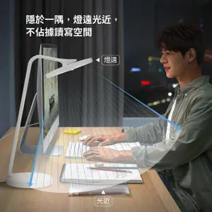 【Philips 飛利浦】品伽 LED全光譜護眼檯燈66102(PD001)