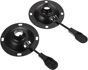 Ciieeo 2pcs Office Chair Swivel Plate Replacement Tilt Mechanism for Desk Stool Chairs Construction Fit Easy Install