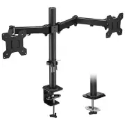 Dual Monitor Desk Mount Fully Adjustable Dual Monitor Arm for 2 Computer Scre...