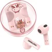Wireless Cartoon Bluetooth Earphones - Transparent Design