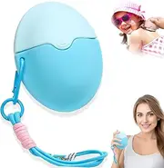 Sunscreen Applicator – Portable Bpa-Free Refillable Sunblock Buddy Brush Set with Protective Caps, Adults, Families Sun Lotion Applicator,1pcs,Blue