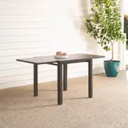 Mimosa Charcoal Aluminium Cordoba Extension Table