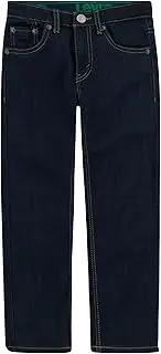 [Levi's] Boys' 511 Slim Fit Performance Jeans, Ice Cap Eco, 5