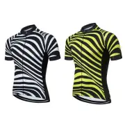 Men's Cycle Clothing Top Coolmax Short Sleeve Bike Cycling Jersey Shirts S-5XL