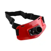 (red)Fighting Waist Belt Stand Up Fishing Rod Pole Holder Fishing MU