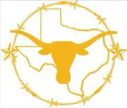 Texas Longhorn custom made vinyl decal for Yeti, Rtic, tumbler, car, etc.