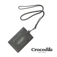 在飛比找蝦皮商城優惠-Crocodile 鱷魚皮件 真皮皮件 直式識別證 卡片套I