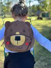 Child Kids Girls Boys Cartoon Bear Shoulder Backpack Travel School Bags