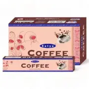 Satya Premium Mumbai Coffee Incense Sticks Aroma Fragrance Box W/ 144 sticks