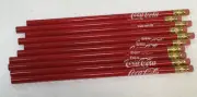 (10) COKE RED LEAD PENCILS UNSHARPENED NEVER USED