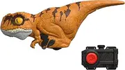 Jurassic World Dominion Uncaged Rowdy Roars Atrociraptor 'Tiger' Dinosaur Action Figure, Toy Gift with Interactive Motion and Sound Touch Response