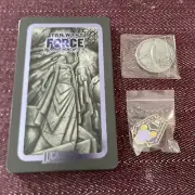 Star Wars The Force Unleashed Steelbook Nintendo Switch NO GAME W/ Pin & Coin!!!