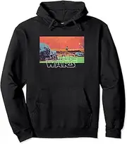 [STAR WARS] Luke Skywalker Neon Heat Map Tatooine Pullover Hoodie