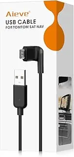 AIEVE Cable for TomTom Sat Nav, Micro USB Charger Cable Charging Car Lead Accessories for TomTom Start 42/52/62,TomTom Go 520/620, GO Live, Rider, Start, Via Live and Others Micro USB Devices(1.5m)