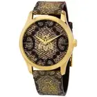 Gucci YA1264068 G-Timeless 30MM Women's Multicolored Leather Watch