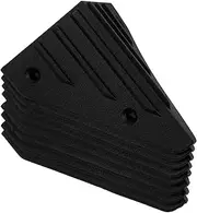 MINAOLULUS Plastic Speaker Corner Covers 8 Pcs Right Angle Protectors for Stage Equipment Furniture Corner Guards Protection