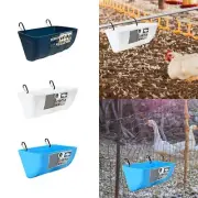 feed Trough Waterer Bucket Drinking Fountain Hanging Fence feed Trough Automatic