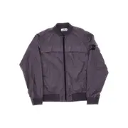 [STONE ISLAND] STONE ISLAND Windbreaker jacket with logo badge Kids 14Y 14Y Purple