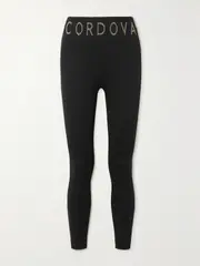 [Cordova] Cordova - Ribbed Thermal Leggings - Black - M/L M/L Black