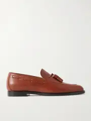 [Loro Piana] Loro Piana - Francis Tasseled Leather Loafers - Tan - IT40 IT 40 Brown