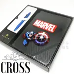 =小品雅集= CROSS 高仕 TECH2 MARVEL系列 觸控原子筆+筆記本禮盒（美國隊長）