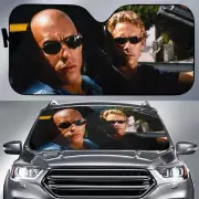 Toretto & Brian Fast Furious Fan Car Sun Shade