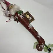 Larkspur Lane Lib Cummings Mead Stocking Door Hanger Elf Silvestri Christmas