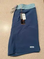 Orvis Men's Board shorts Jackson Quick Dry 8.5" XL Blue. New With Tags