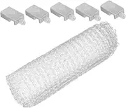 LIGHTAOTAO 1 Set Escape Mesh Net for Fish Tank Adjustable Protective Aquarium Netting Durable Jumping Cover for Fish Turtles Easy to Cut Install for Aquariums