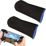 Gamings Finger Sleeves - Gamings Finger Cots | Video Game Thumb Covers, Mobile Phone Grip Pads, Carbon Fiber Touch Protectors for Smartphones, Anti-Slip Gloves for Pubgg Freefire Supplies