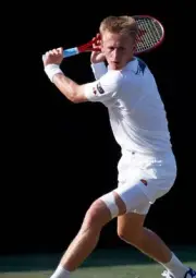 Petr Korda Czech Republic at a men's singles match at the Wimbledo- Old Photo 1