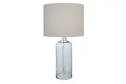 Amalfi Rafferty Table Lamp Glass Base Bedside Lamp For Bedroom Living Room