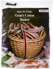 Commonwealth Basket Blue Ridge Basket Kits-Grans Cotton Basket 9.5"X7"