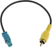 ECSiNG Fakra Z Male to RCA Male Adapter Cable Compatible with Mercedes Command PCM 2.1/ PCM 3.0/ NTG 2.5/ NTG 4.0/ NTG 4.5 Car Reversing Camera Adaptor Cable