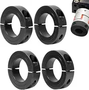 Shaft Collar | Stainless Steel Lock Screw,Accurate Double-Opening Clamp Shaft Collar for Industrial and Home Mechanical Assembly