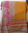 Indien Patchwork Cotton Bedding Bedspread Quilt Coverlet Blanket Reversible Twin