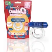 Introducing the Screaming O 4T DoubleO 6 Blueberry Vibrating Cock Ring - The Ult