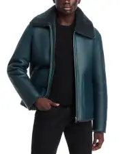 Ps Paul Smith Fringed Leather Jacket