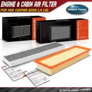 Engine & Activated Carbon Cabin Air Filter for Mini Cooper 2008 L4 1.6L New (for: Mini)