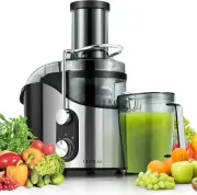 Juicer Machine with Big Mouth 3” Feed Chute, Dual Speeds Centrifugal Juice Maker