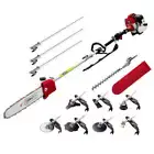 62CC Pole Chainsaw Hedge Trimmer Brush Cutter Whipper Snipper Saw 9-in-1