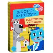 C.R. Gibson Adopt a Puppy Educational Animal Matching Card Game for Kids