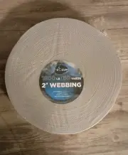 TECEUM 2 INCH WEBBING Grey 1800 LB 50 YARDS 376 THREAD 100% PROPYLENE