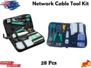 LAN Network Cable Tool Kit RJ45 Crimper CAT6 CAT5 Crimping Tester Set