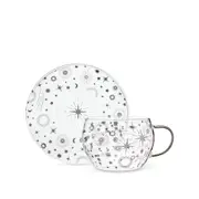 Starlight Glass Cup & Saucer